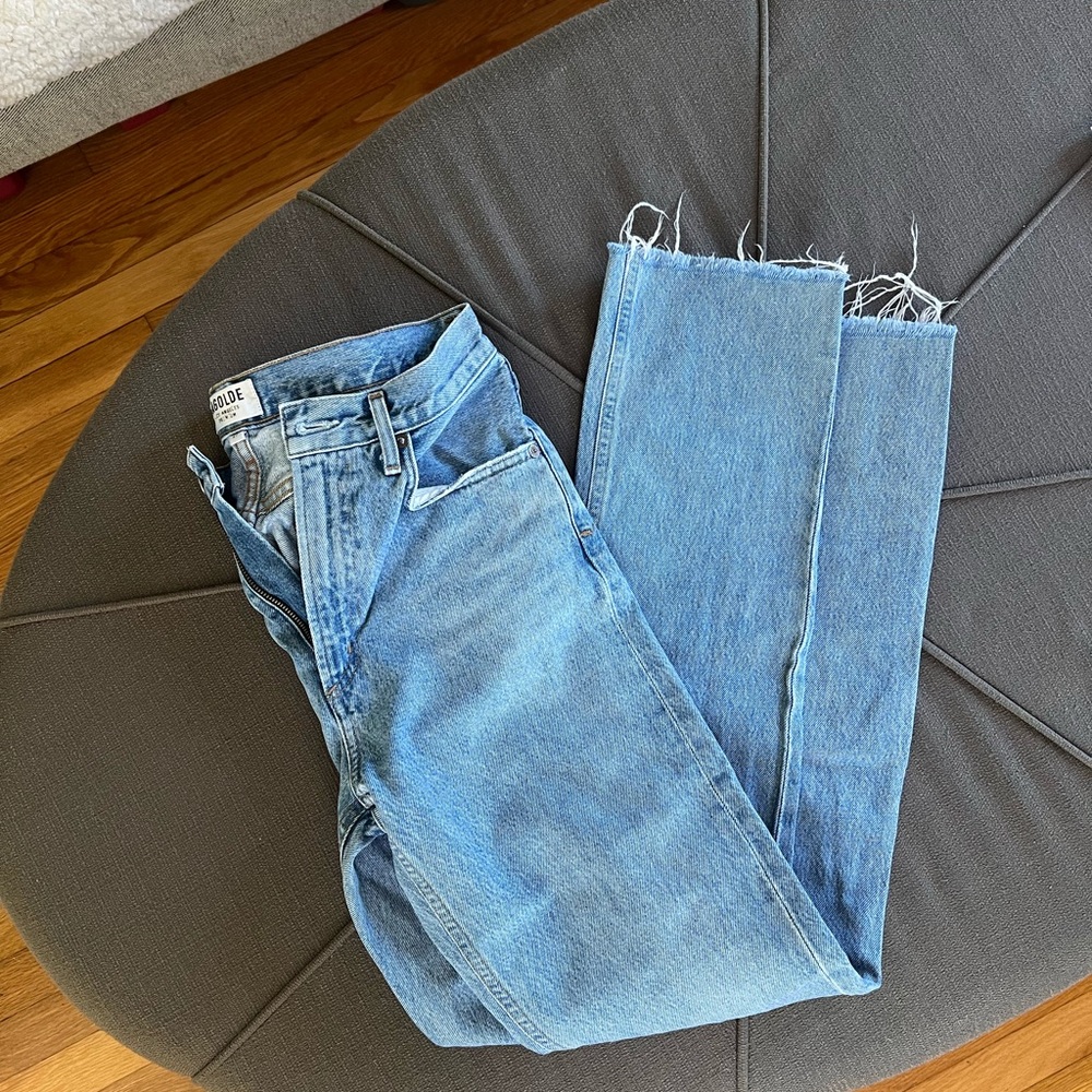 Agolde Light Blue Ankle Jeans